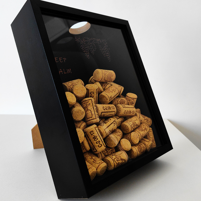 Red Wine Cork Display Frame Wo – Vintage Collectible Glass Bewertung und Preis