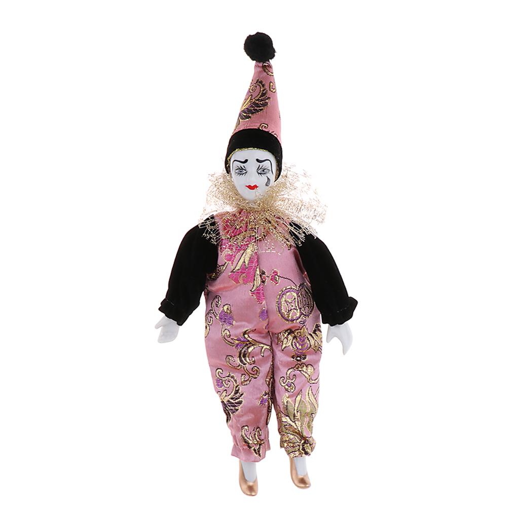 22cm Porcelain Clown Dolls Col – Vintage Collectible Clowns Bewertung und Preis