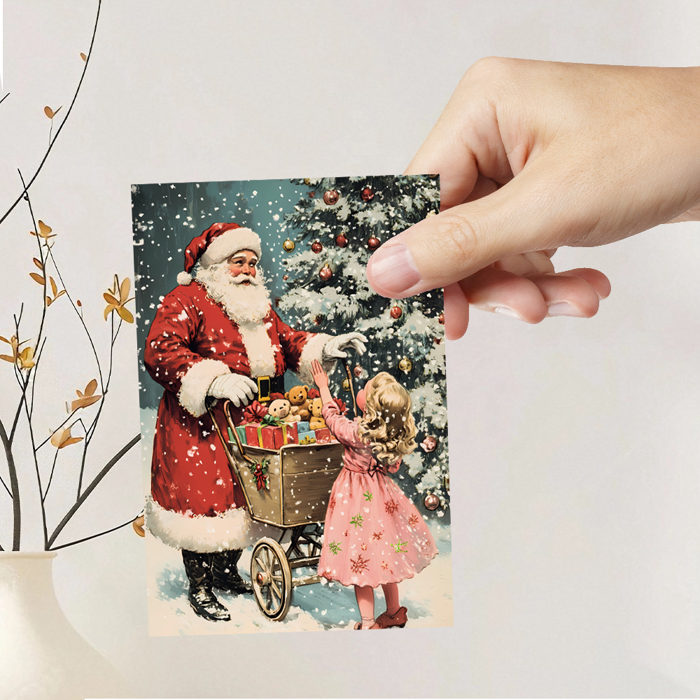 32pcs, vintage Christmas postc – Vintage Collectible Santa Bewertung und Preis
