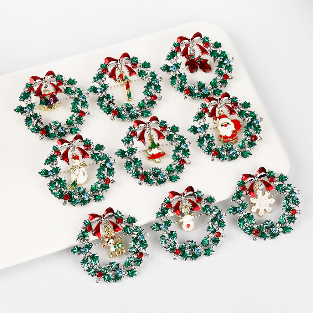Christmas Wreath Collection En – Vintage Collectible Santa Bewertung und Preis