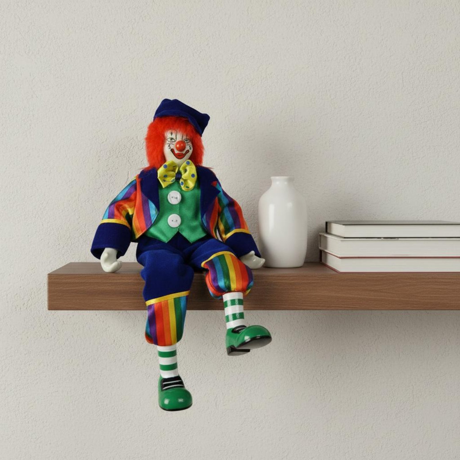 Dangling Leg Clown Doll Handma – Vintage Collectible Clowns Bewertung und Preis