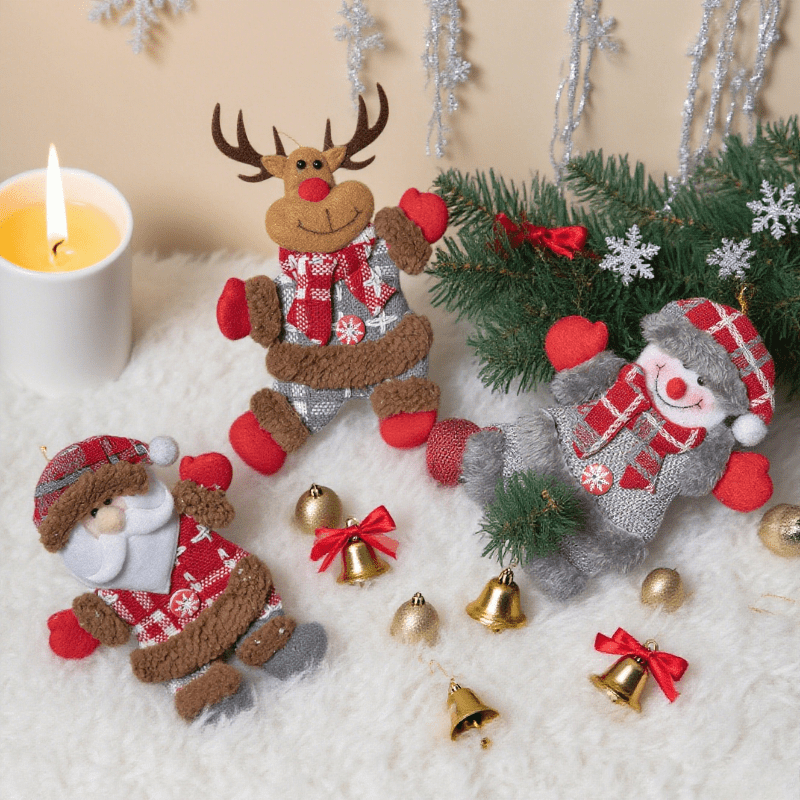 3-Piece Set of Randomly Styled – Vintage Collectible Santa Bewertung und Preis