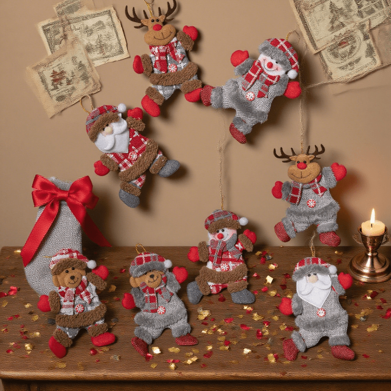 3-Piece Set of Randomly Styled – Vintage Collectible Santa Bewertung und Preis