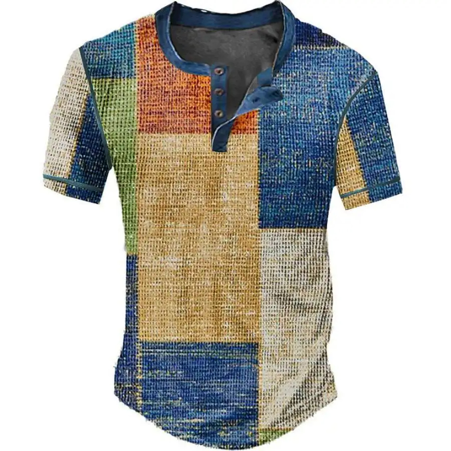 Summer Pattern T Shirt Mens 3D – Vintage Collectible Buttons Bewertung und Preis