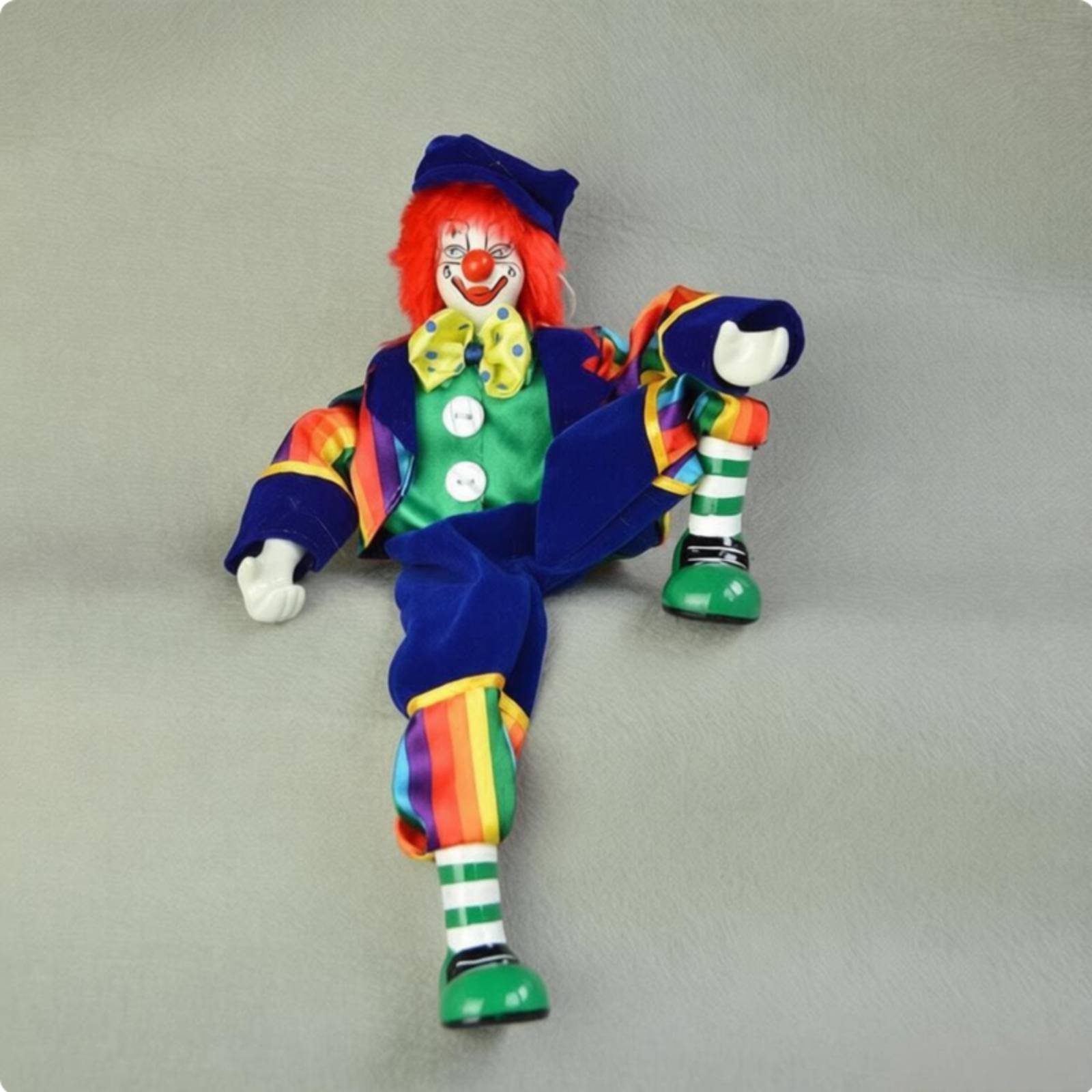 Dangling Leg Clown Doll Handma – Vintage Collectible Clowns Bewertung und Preis