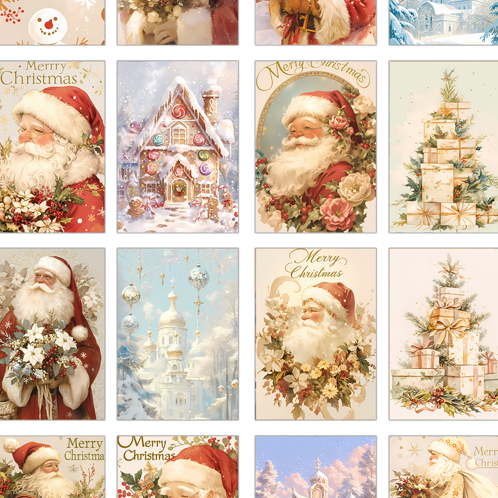 32pcs, vintage Christmas postc – Vintage Collectible Santa Bewertung und Preis