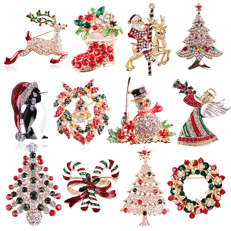 Vintage Rhinestone Christmas B – Vintage Collectible Clothing Bewertung und Preis