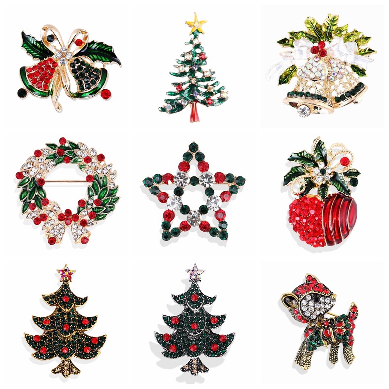 Vintage Rhinestone Christmas B – Vintage Collectible Clothing Bewertung und Preis
