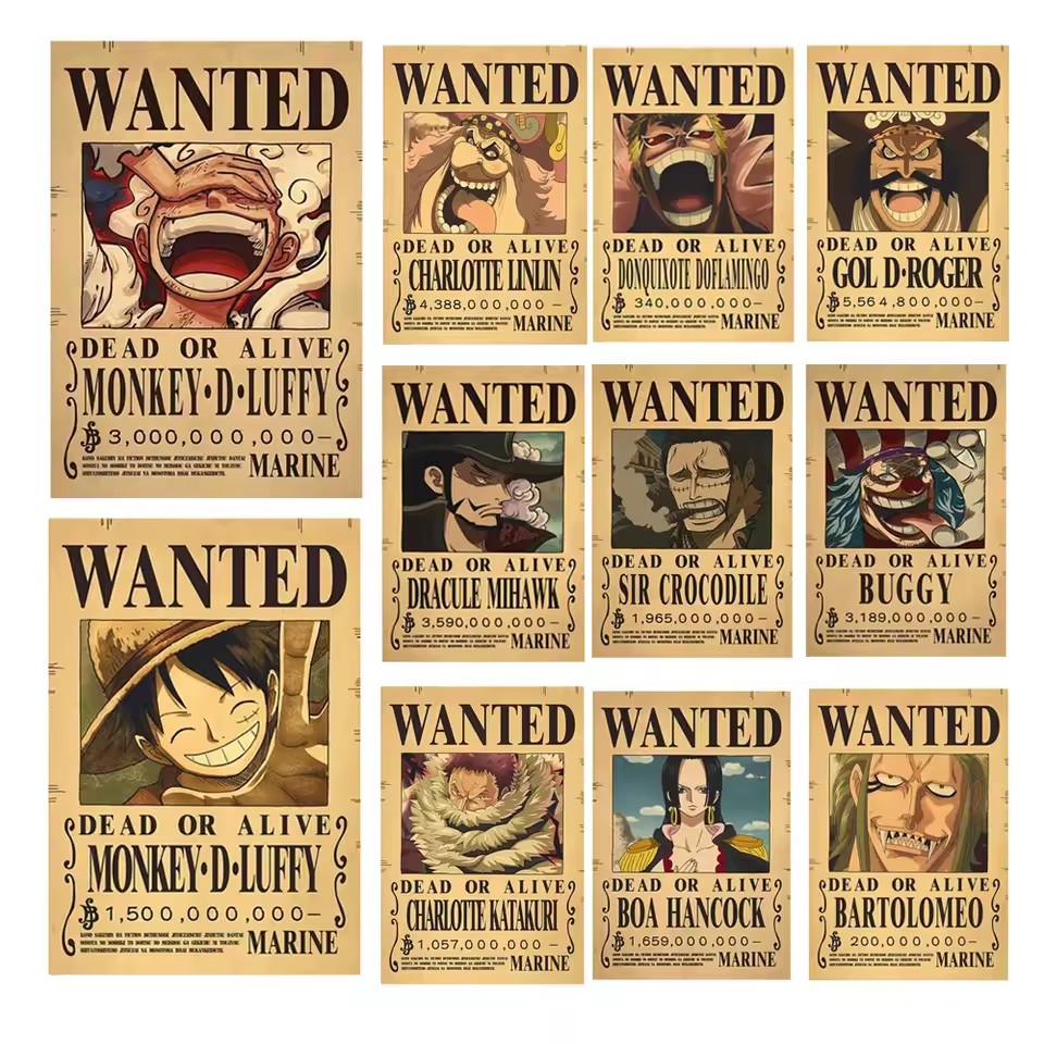 Anime One Piece Bounty Wanted  – Vintage Game Collection Bewertung und Preis
