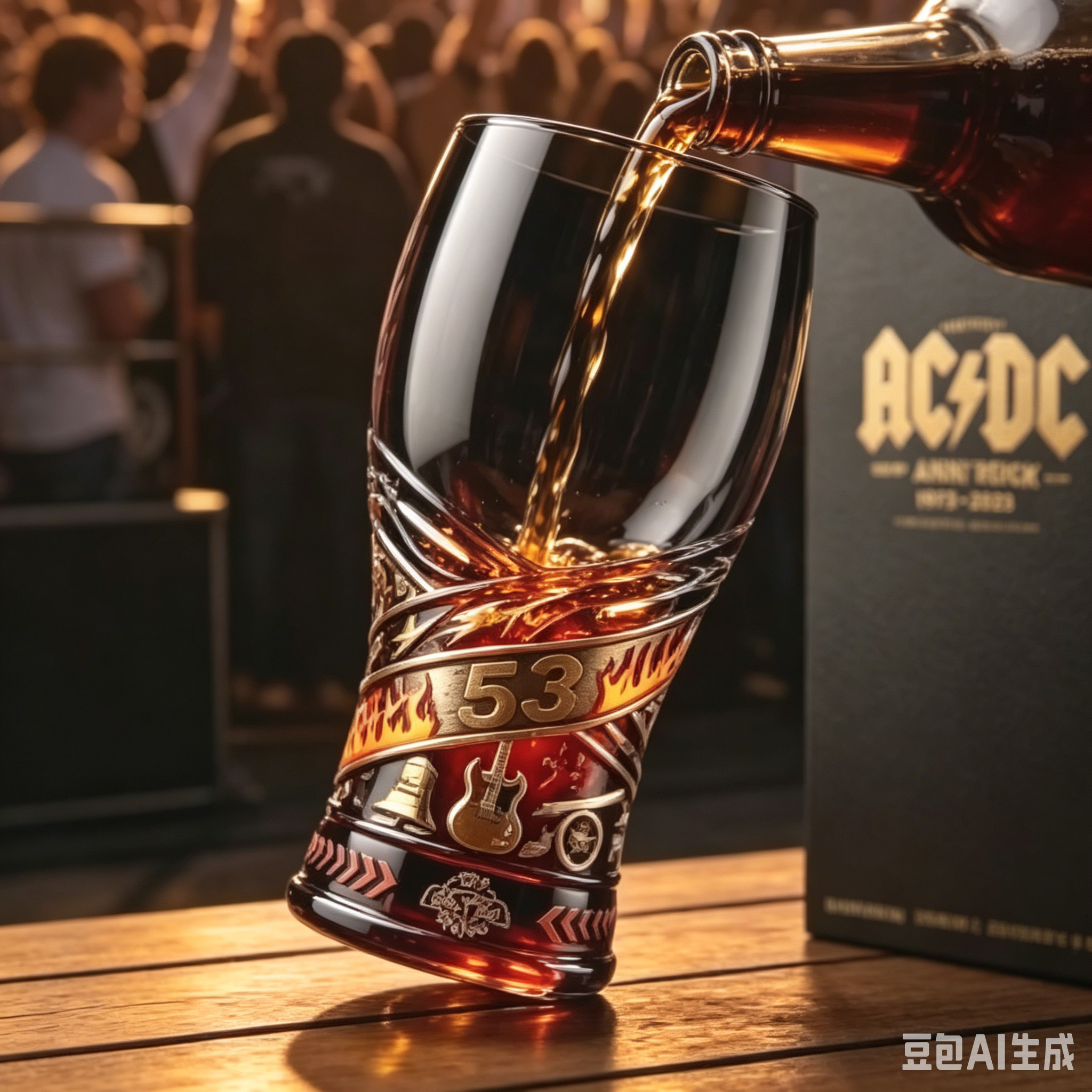53rd Anniversary Classic Rock  – Vintage Collectible Glass Bewertung und Preis