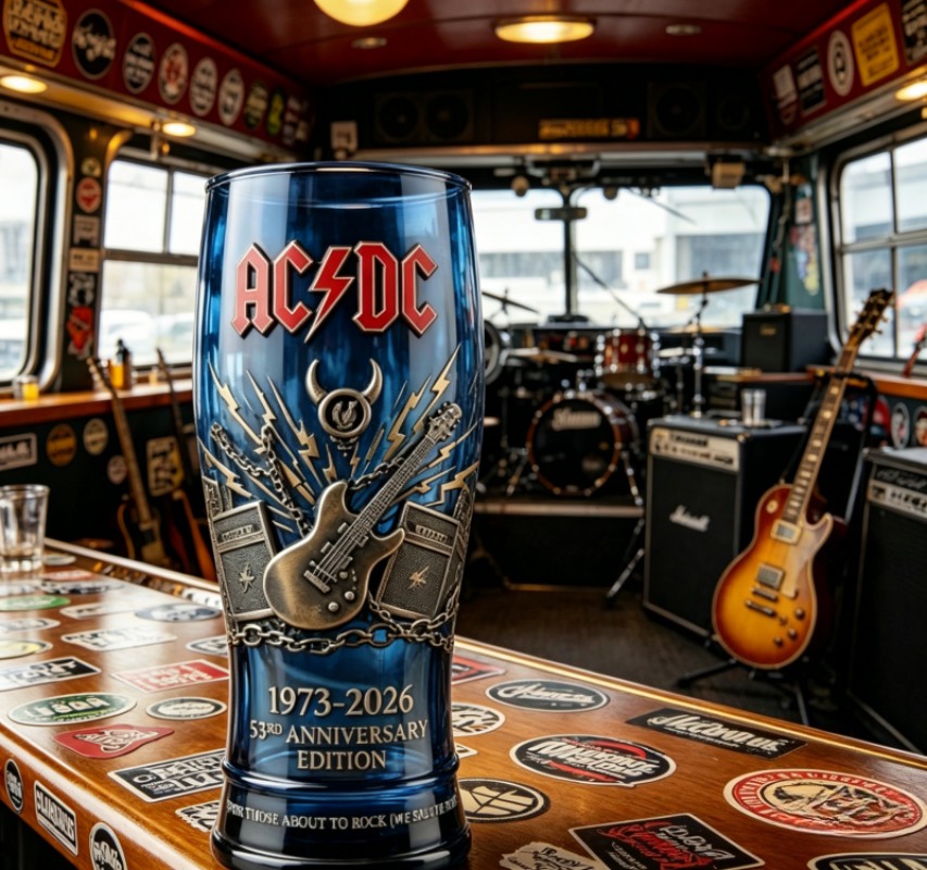 53rd Anniversary Classic Rock  – Vintage Collectible Glass Bewertung und Preis