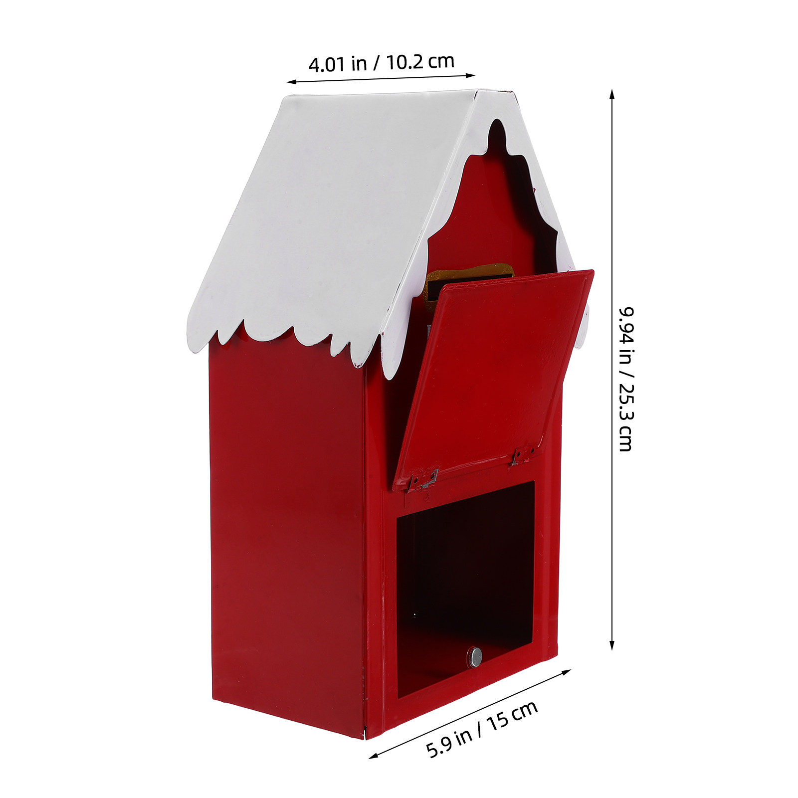 Red Metal Christmas Mailbox Sa – Vintage Collectible Santa Bewertung und Preis