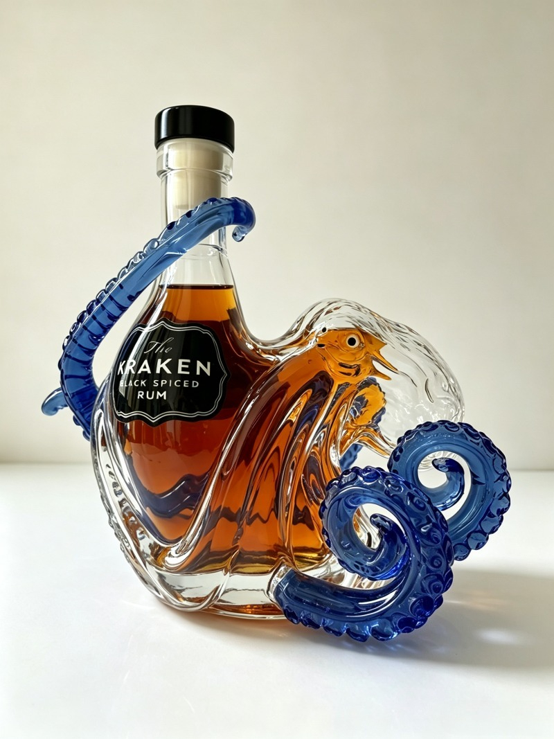 Decanter, Sea Monster, Octopus – Vintage Collectible Bottles Bewertung und Preis