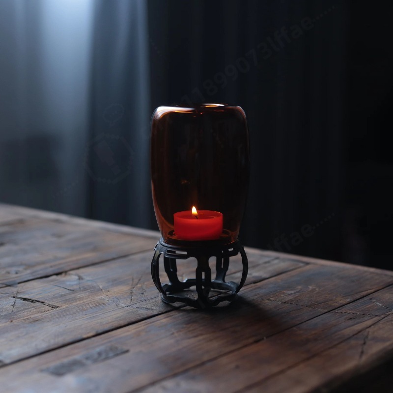Vintage Glass Candle Holder Ze – Vintage Collectible Glass Bewertung und Preis