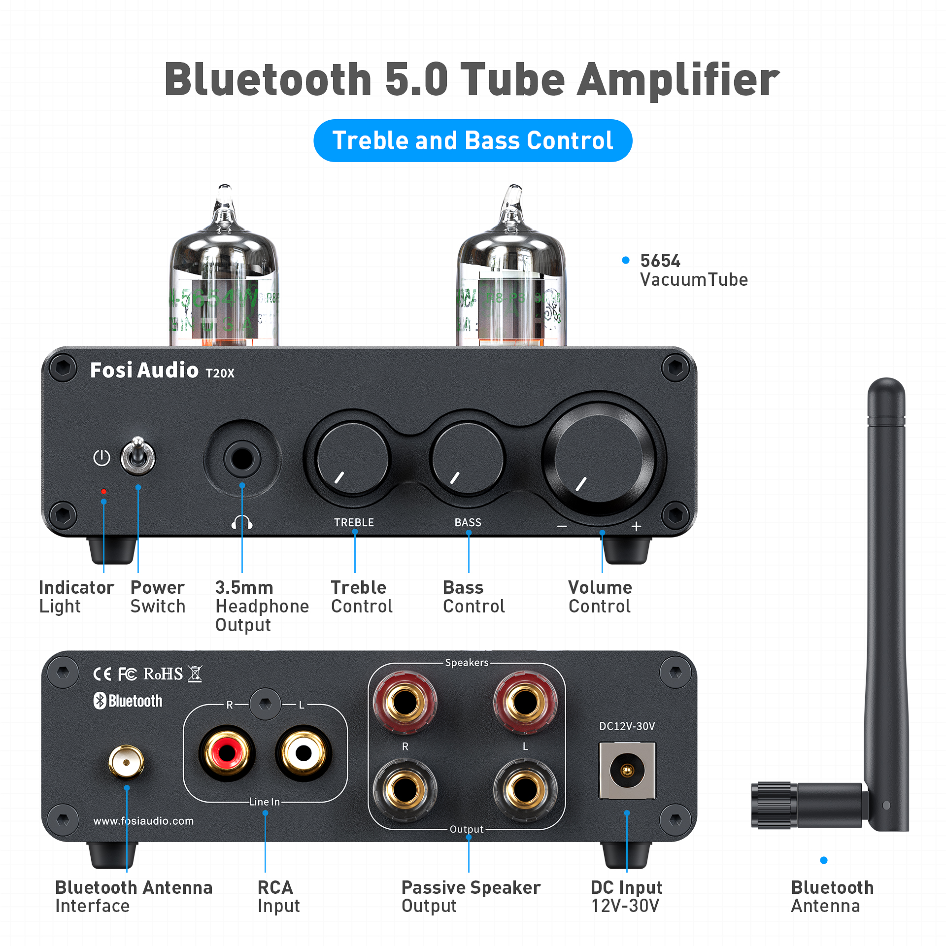 Fosi Audio T20X 100W Bluetooth – Tube Amplifier Part Bewertung und Preis