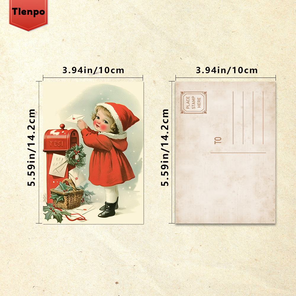 32pcs, vintage Christmas postc – Vintage Collectible Santa Bewertung und Preis