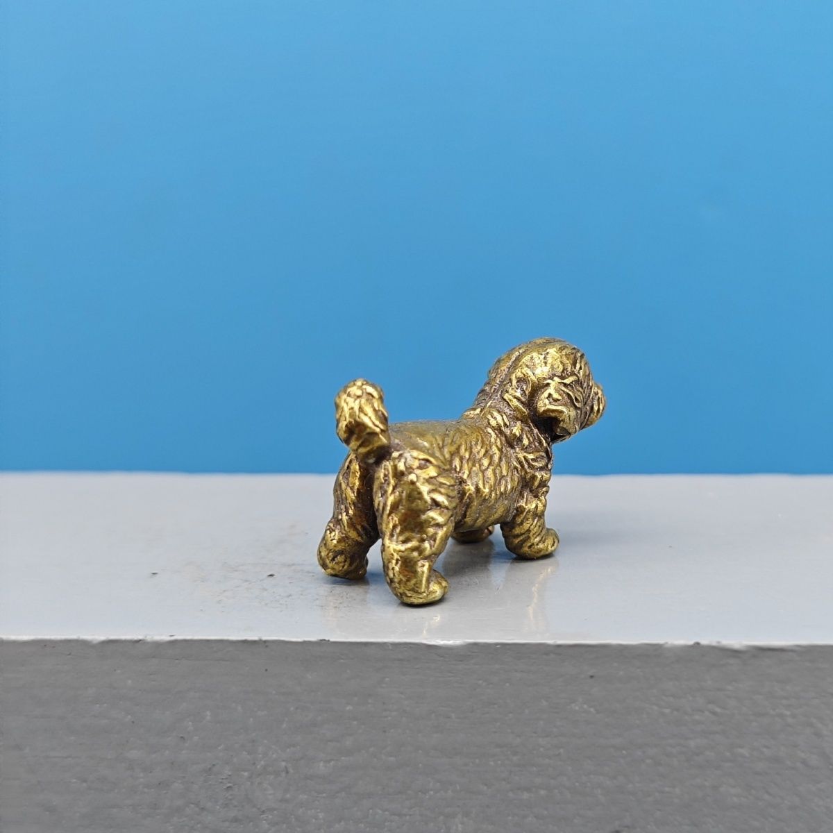 Mini Brass Dog Statue French B – Vintage Collectible Teddy Bears Bewertung und Preis