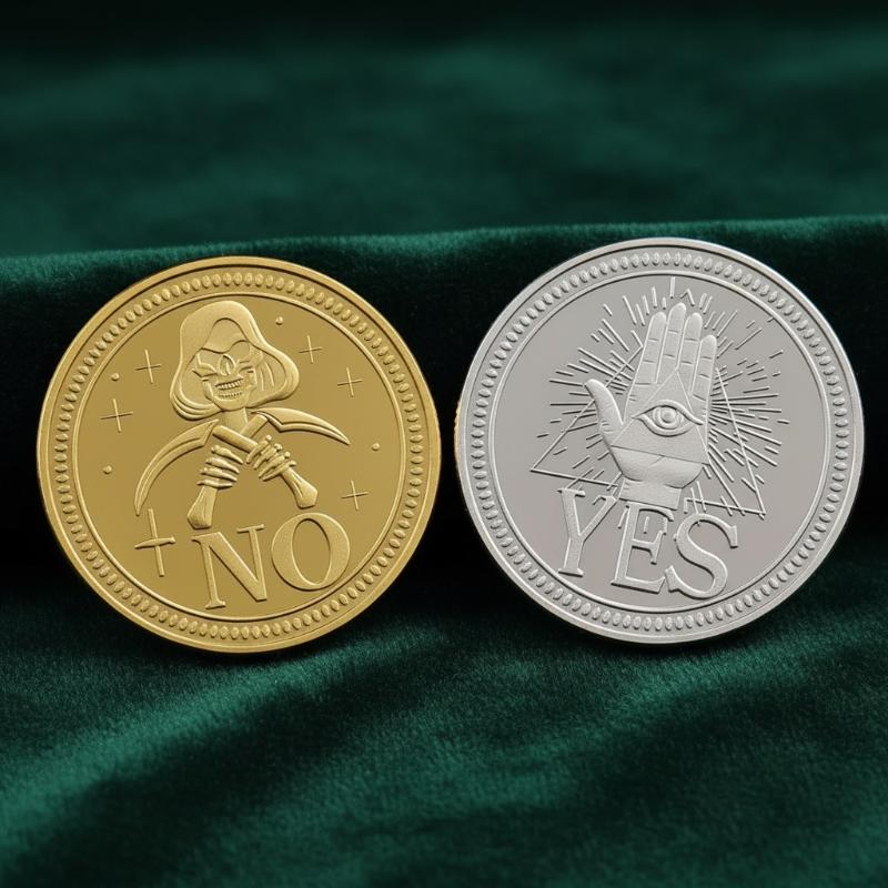 Vintage Yes/No Decision Coin D – Vintage Game Collection Bewertung und Preis